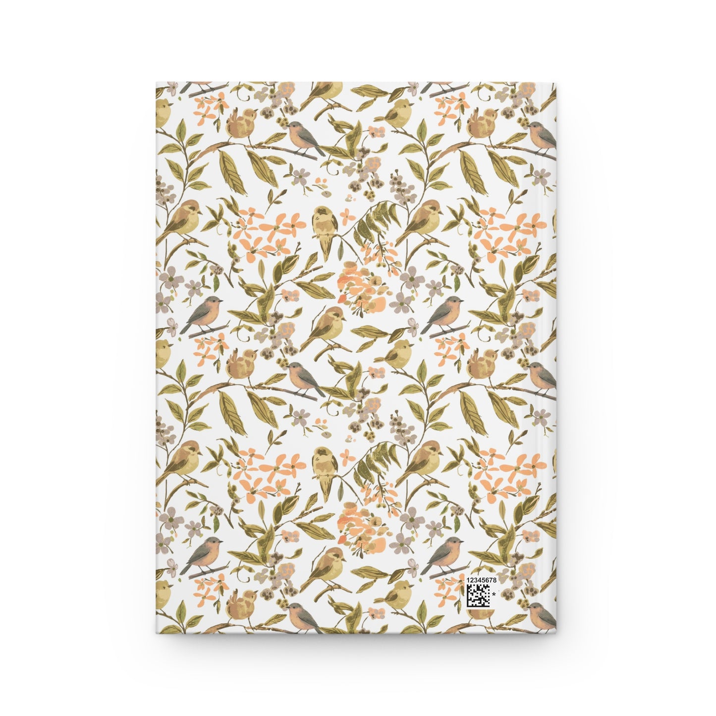 Floral Songbird Hardcover Journal