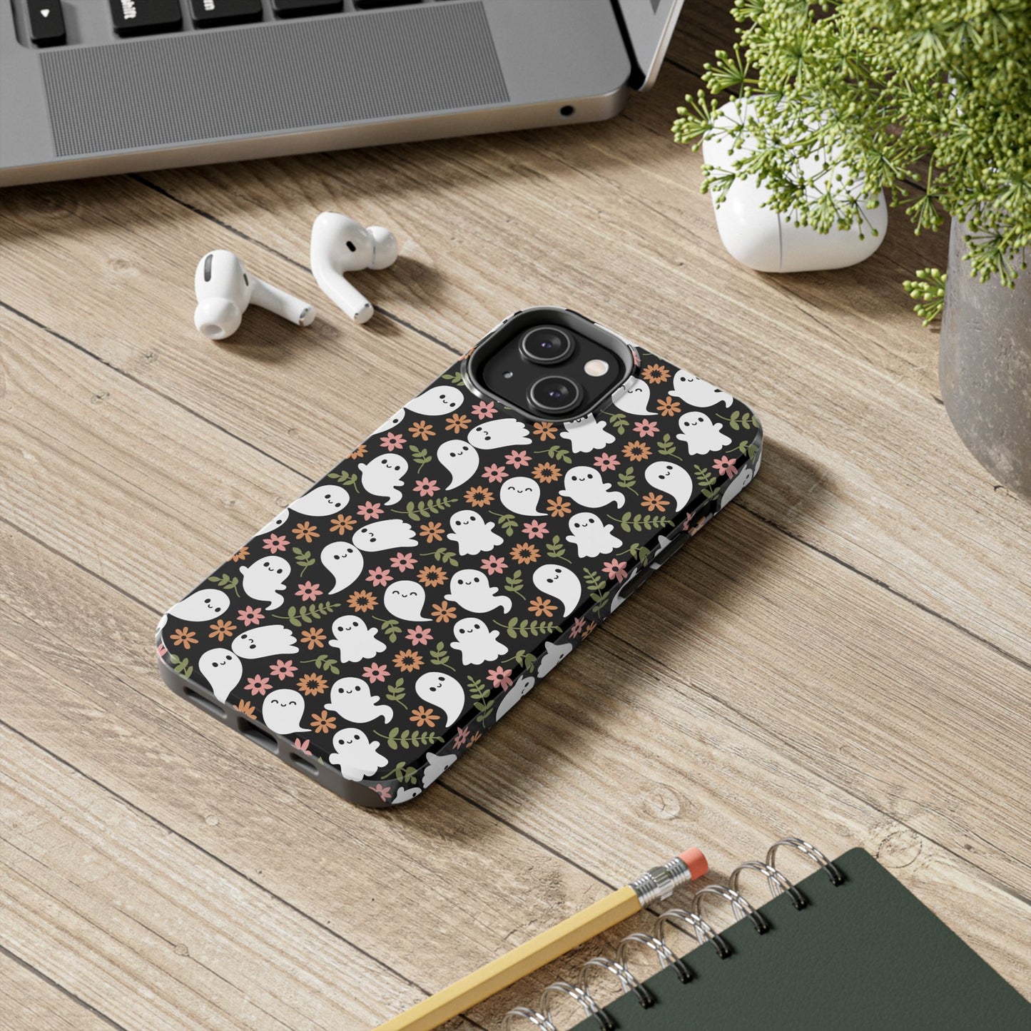Cute Ghosts Tough Phone Cases | Spooky Fun Protection | Halloween Gift | Trendy Cell Phone Cover