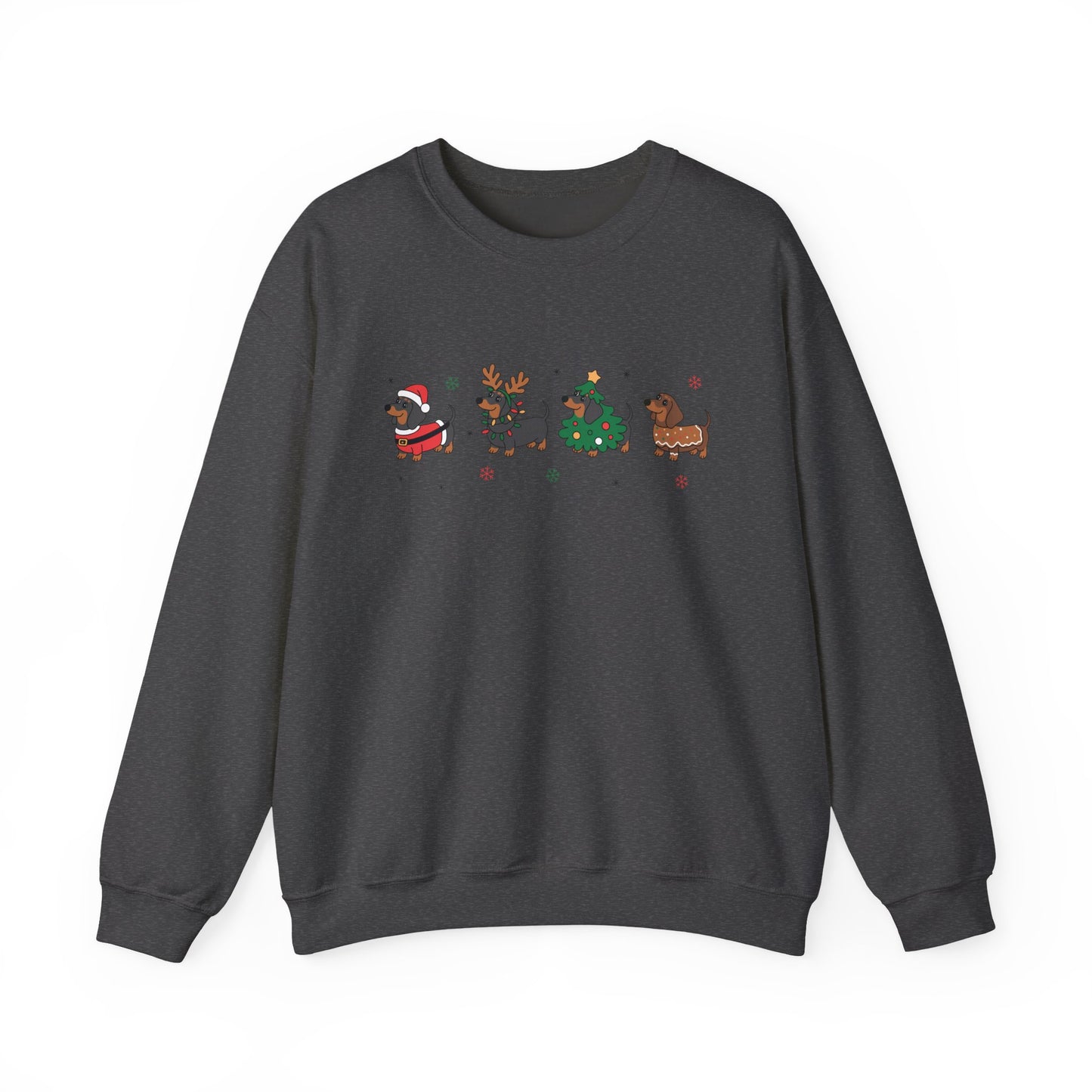 Festive Dog Christmas Crewneck Sweatshirt