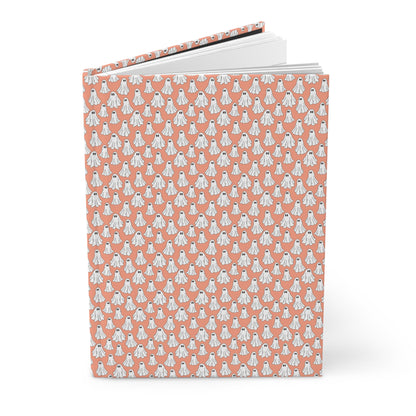 Cute Ghosts Hardcover Journal | Perfect for Writing, Sketching, Halloween, Gifts for Teens, Stationery for Creatives