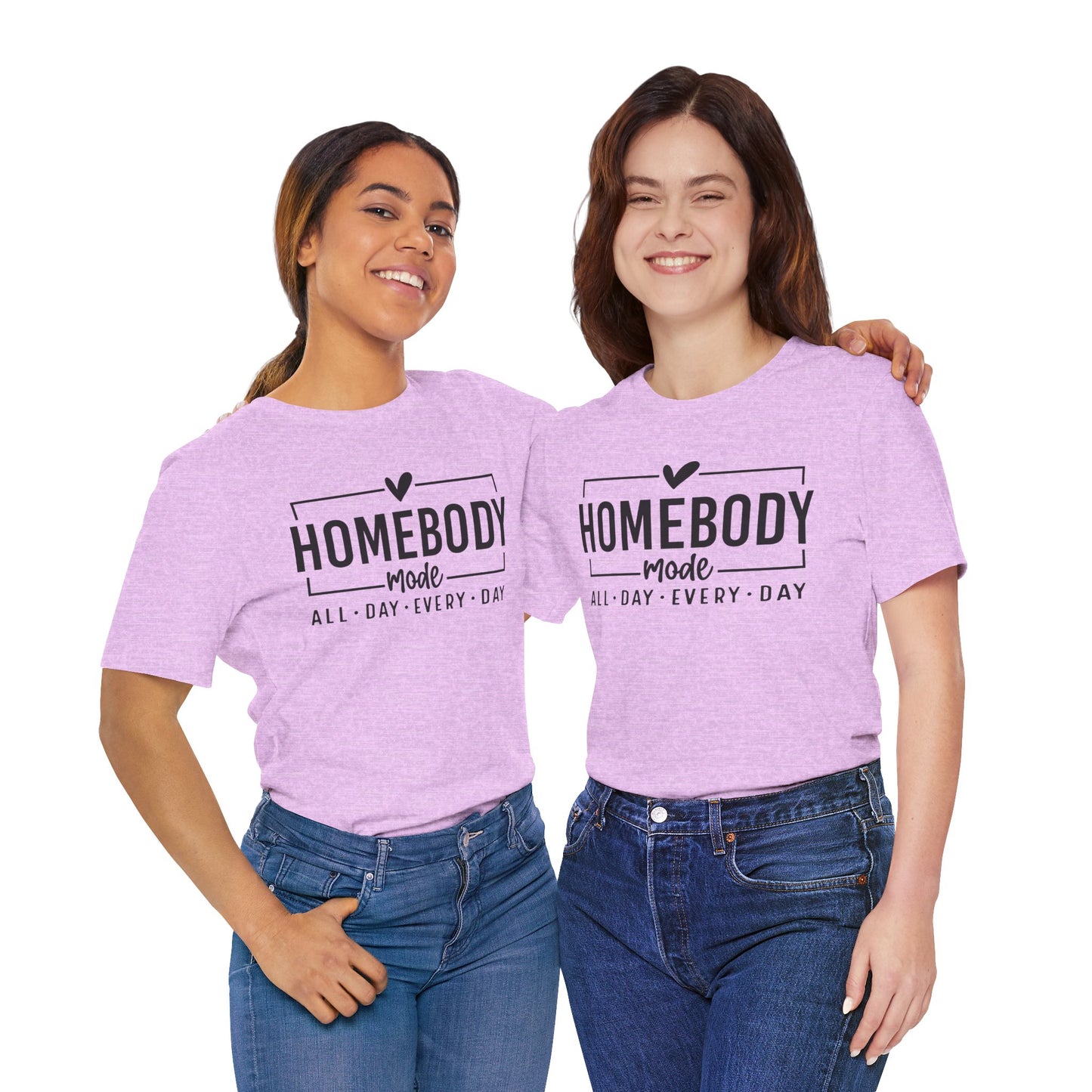 Homebody Mode Unisex Jersey Tee - Perfect for Cozy Days