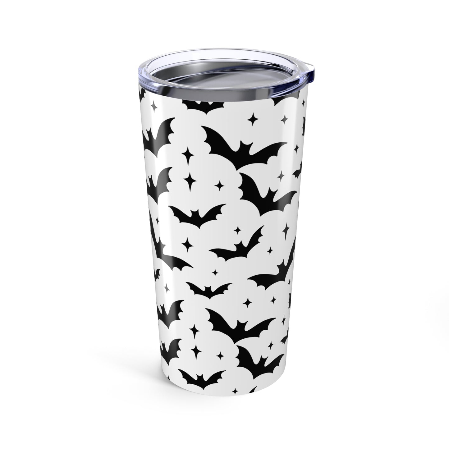 Halloween Bat Tumbler - 20oz Travel Mug for Spooky Season, Costume Parties, Gifts for Witch Lovers, Fall Decor, Drinkware