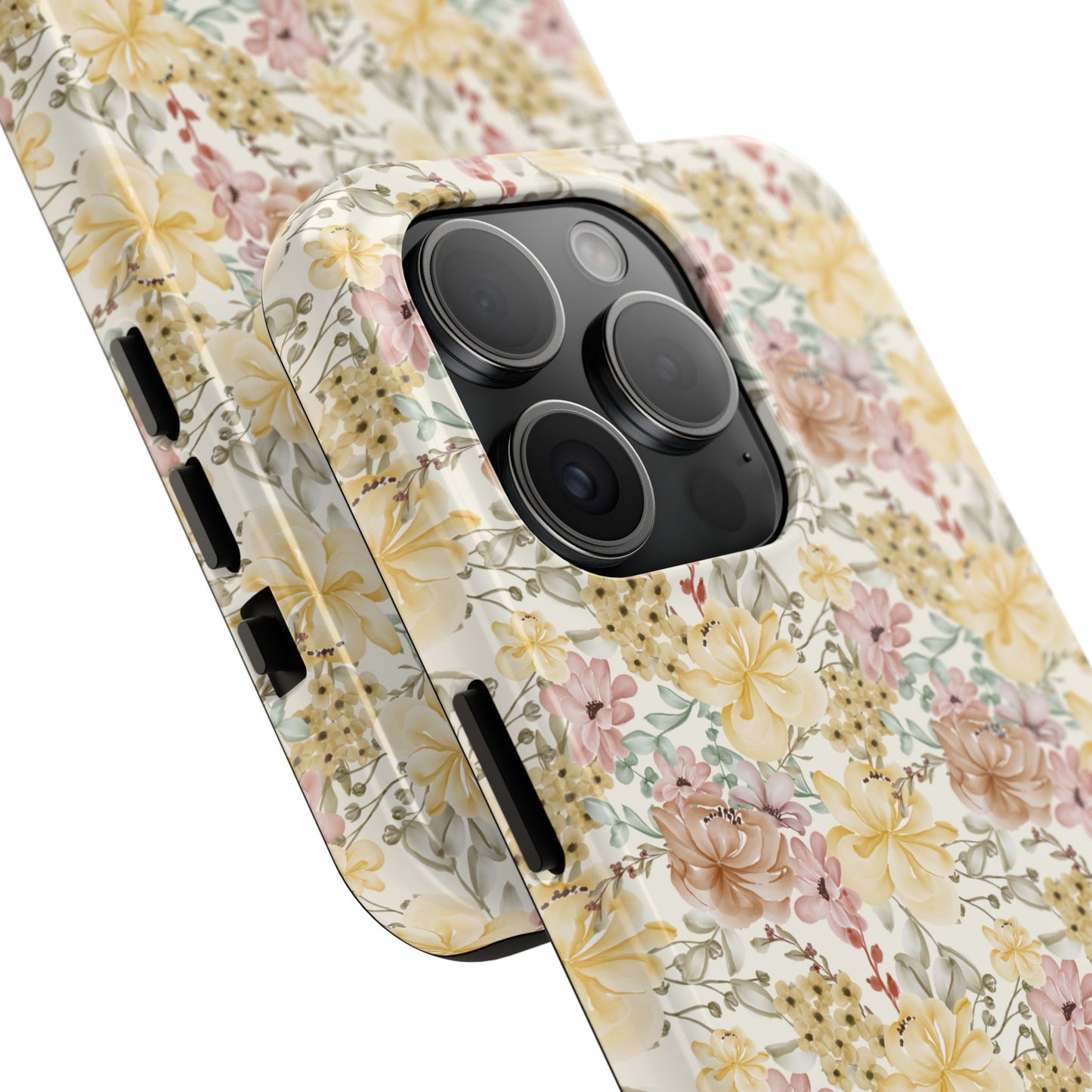 Floral Tough Phone Cases - Durable Protection, Stylish Accessories for Garden Lovers, Nature Enthusiasts, Birthdays, Holidays