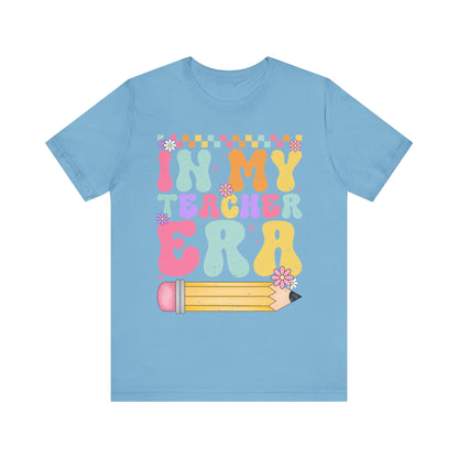 In My Teacher Era Unisex Jersey Tee - Fun Teacher Appreciation Gift