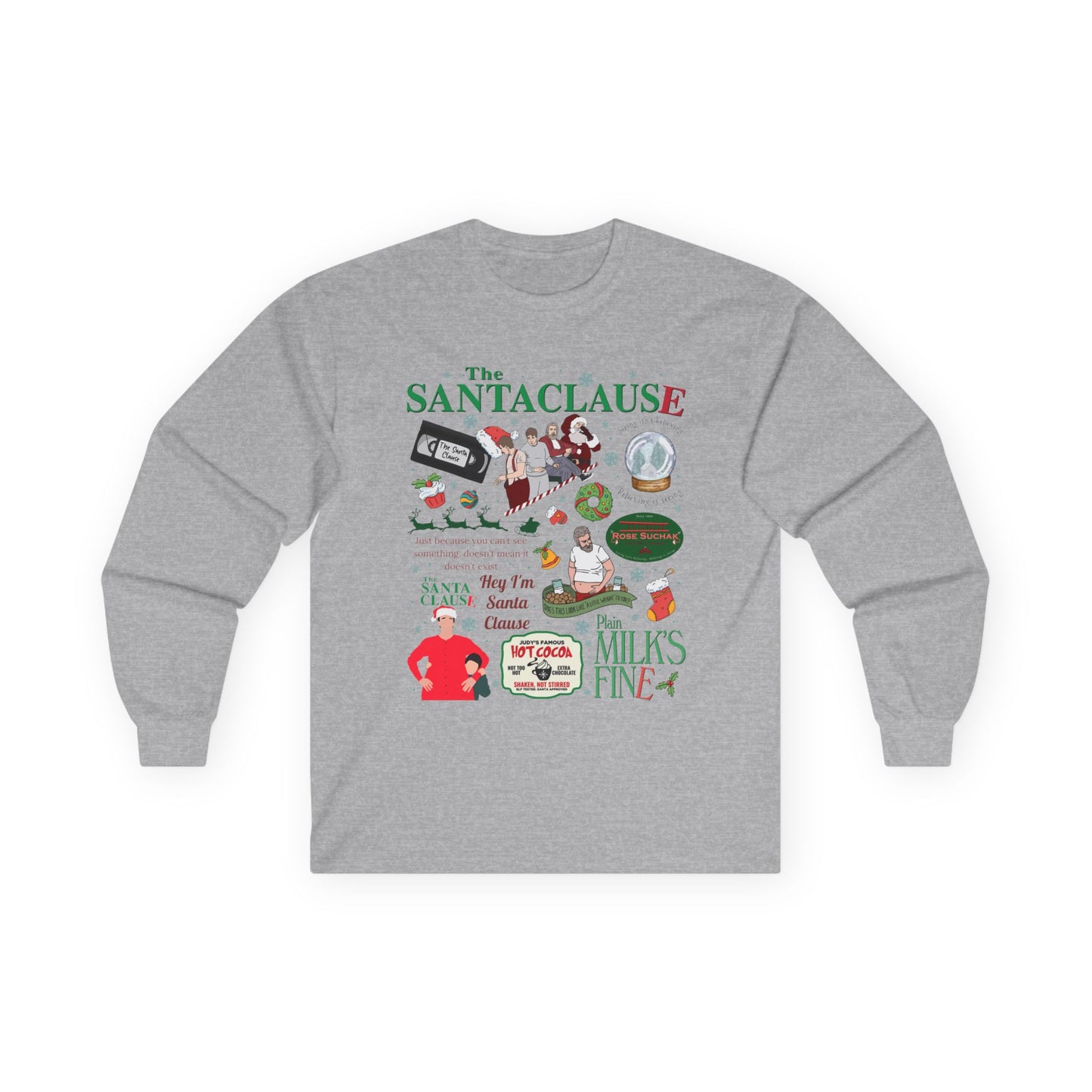 Festive Santa Claus Long Sleeve Tee