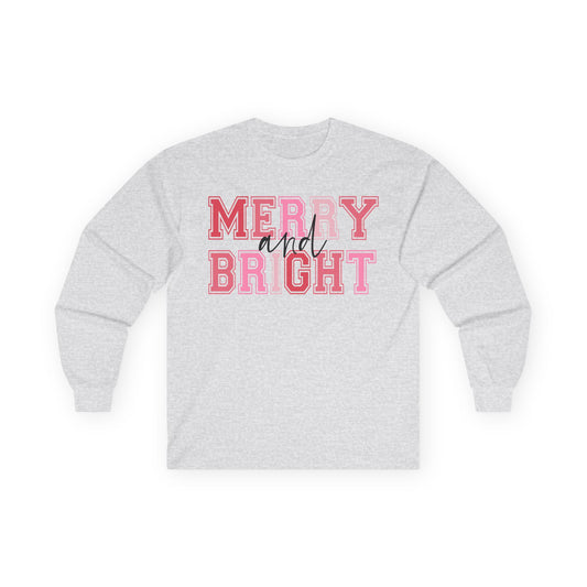 Merry and Bright Long Sleeve Tee