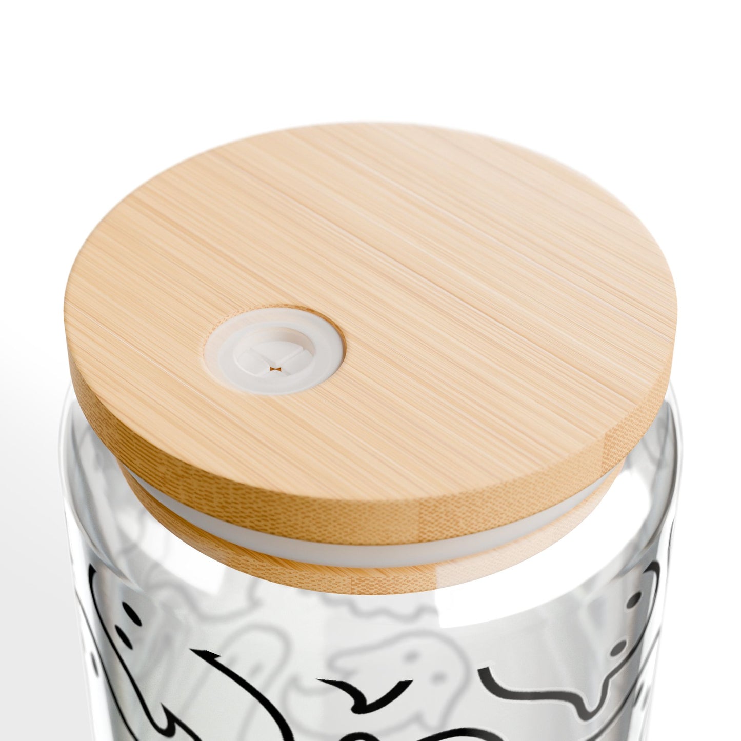 Ghost-Themed Sipper Glass, 16oz – Perfect for Halloween, Spirit Enthusiasts, or Everyday Use, Eco-Friendly Mason Jar, Fun Drinkware, [...]