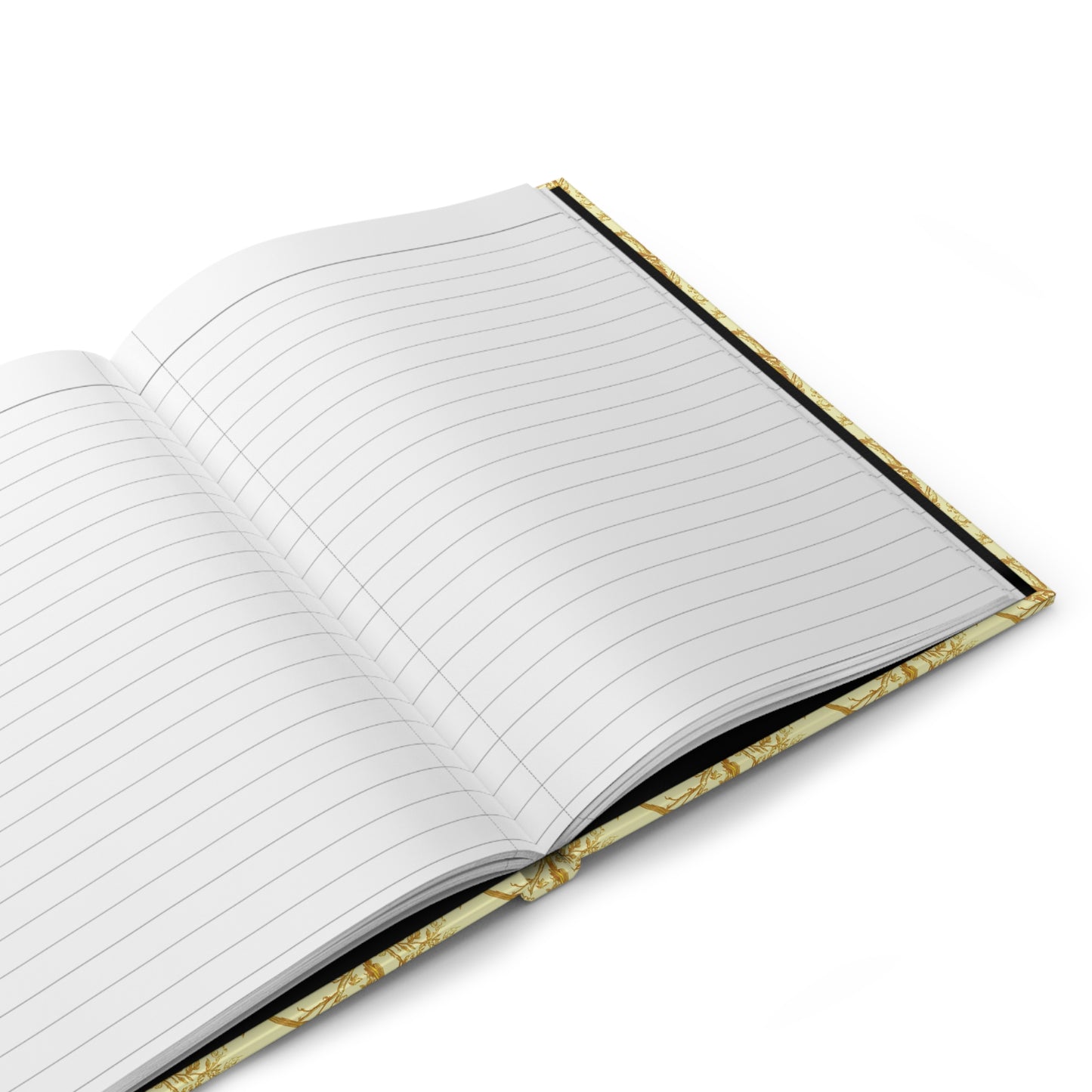Charming Yellow Bird Hardcover Journal - Elegant Stationery for Nature Lovers
