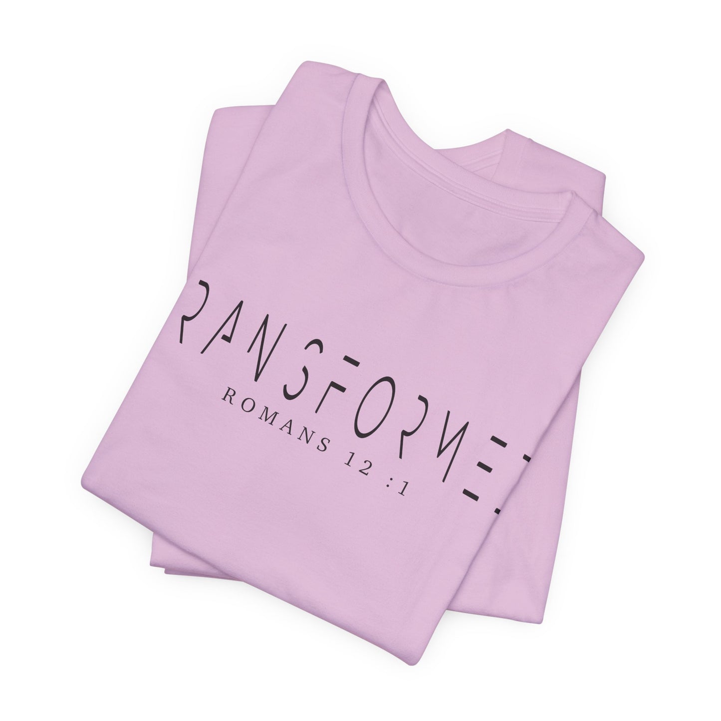 Transformed Tee - Romans 12:1 Inspirational Unisex Jersey Short Sleeve Shirt