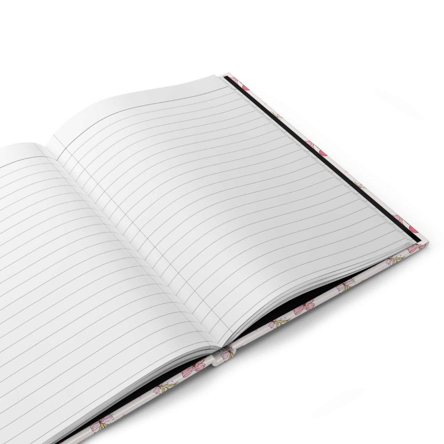 Charming Floral Cherry Hardcover Journal - Perfect for Note-Taking and Gift Giving