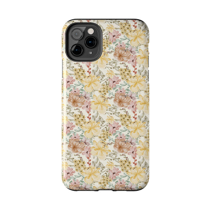 Floral Tough Phone Cases - Durable Protection, Stylish Accessories for Garden Lovers, Nature Enthusiasts, Birthdays, Holidays