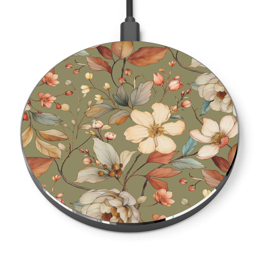 Muted Floral Wireless Charger