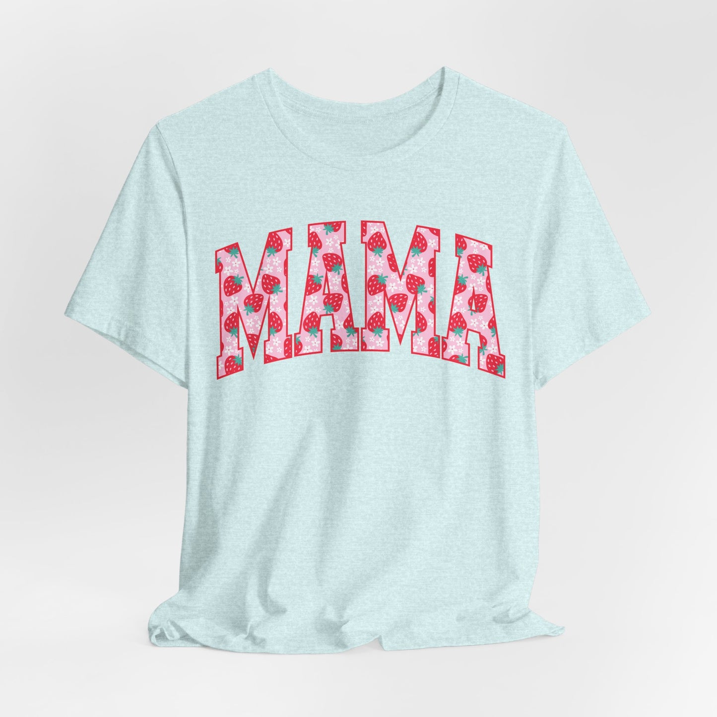 Mama Floral Print Unisex Jersey Tee - Perfect Gift for Moms