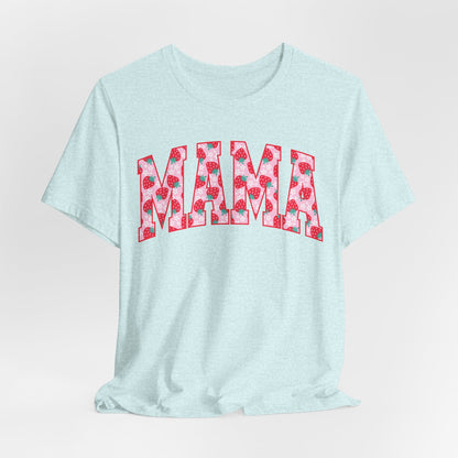 Mama Floral Print Unisex Jersey Tee - Perfect Gift for Moms