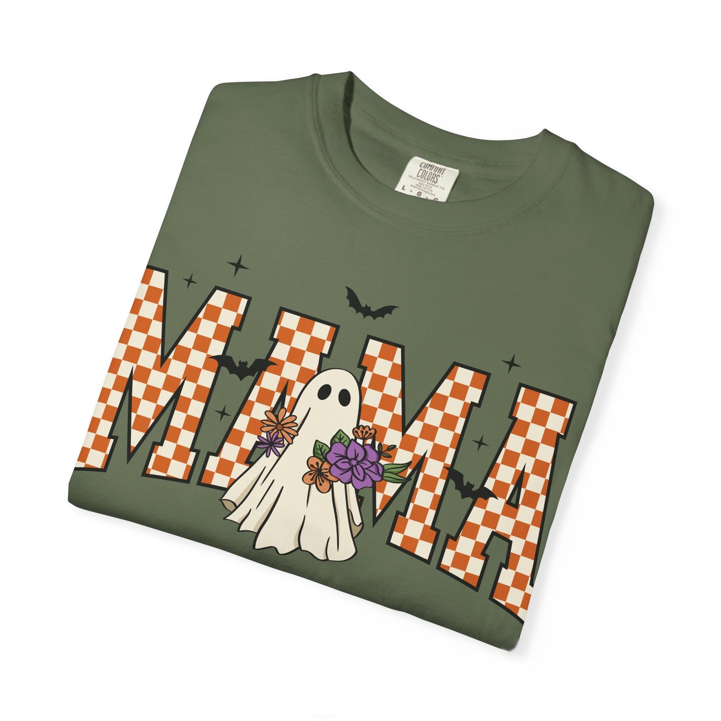 Ghostly Mama T-shirt, Spooky Mama Shirt, Halloween Tee, Gift for Mom, Fall Fashion, Unisex Graphic Tee