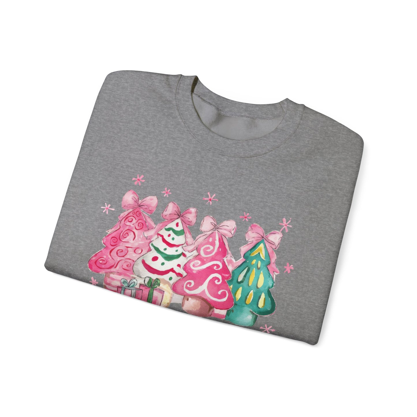 Oh Christmas Tree Sweatshirt - Holiday Cozy Winter Jumper Pullover Xmas Gift, Unisex Crewneck Sweater, Festive Apparel, Christmas Tree Shirt