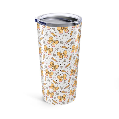 Charming Floral Tumbler | 20oz Insulated Drinkware, Perfect Gift for Tea Lovers, Spring Decor, Birthday, Cute Accessories