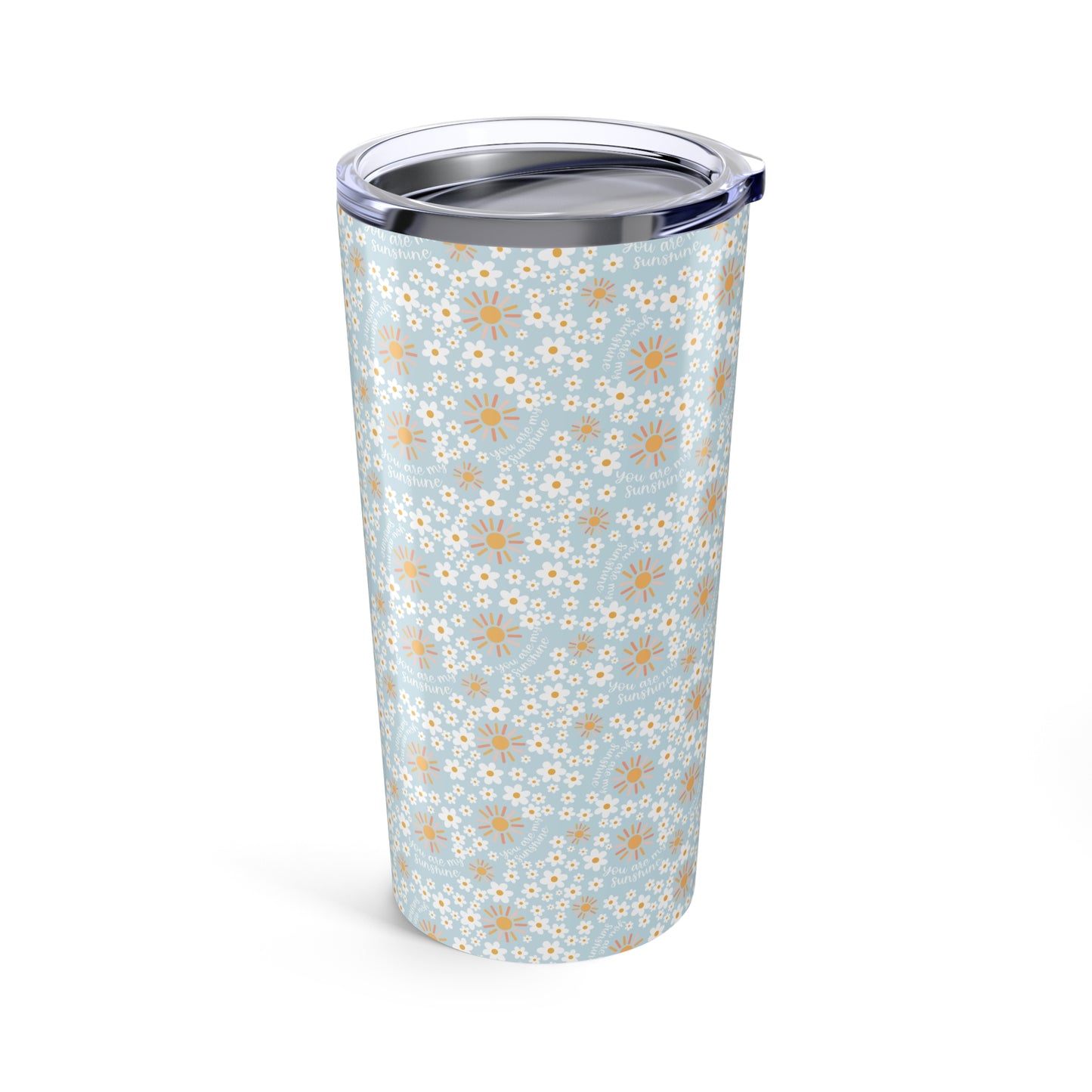 Floral Pattern 20oz Tumbler - Perfect Gift for Nature Lovers