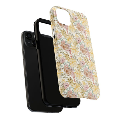 Floral Tough Phone Cases - Durable Protection, Stylish Accessories for Garden Lovers, Nature Enthusiasts, Birthdays, Holidays