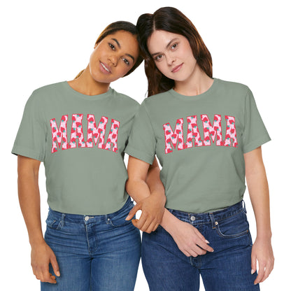 Mama Floral Print Unisex Jersey Tee - Perfect Gift for Moms
