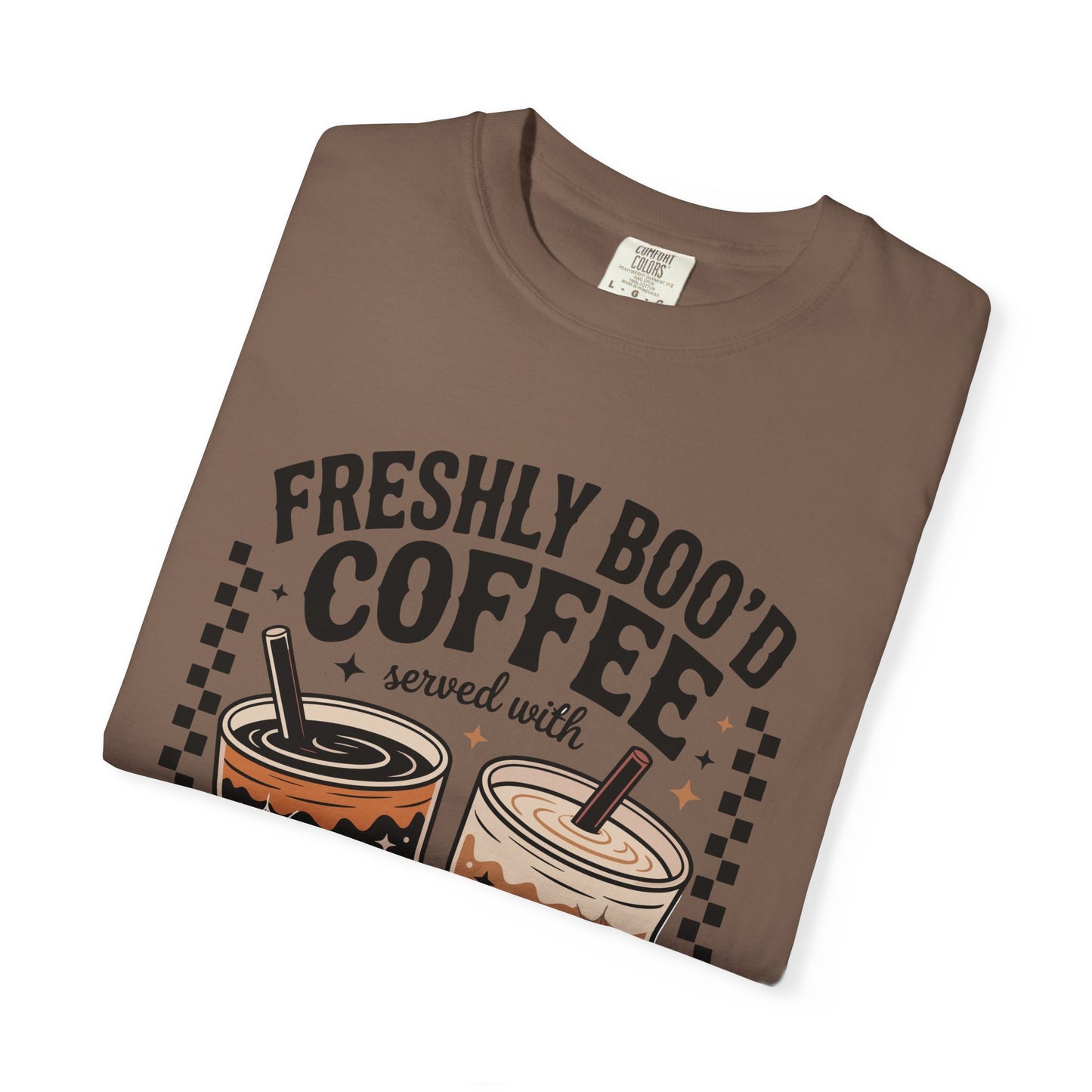 Coffee Themed Unisex T-Shirt - Freshly Boo'd Design for Halloween, Great for Fall, Gift for Coffee Lovers, Perfect for Casual Wear, [...]