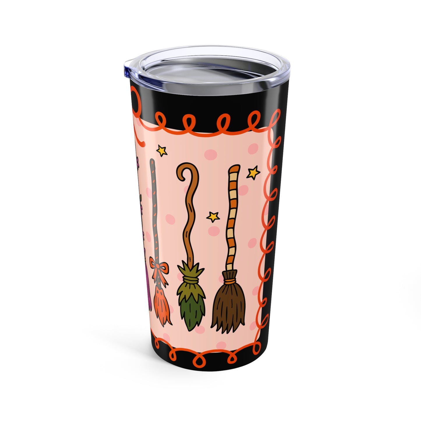 Tumbler 20oz Whimsical Witch Halloween