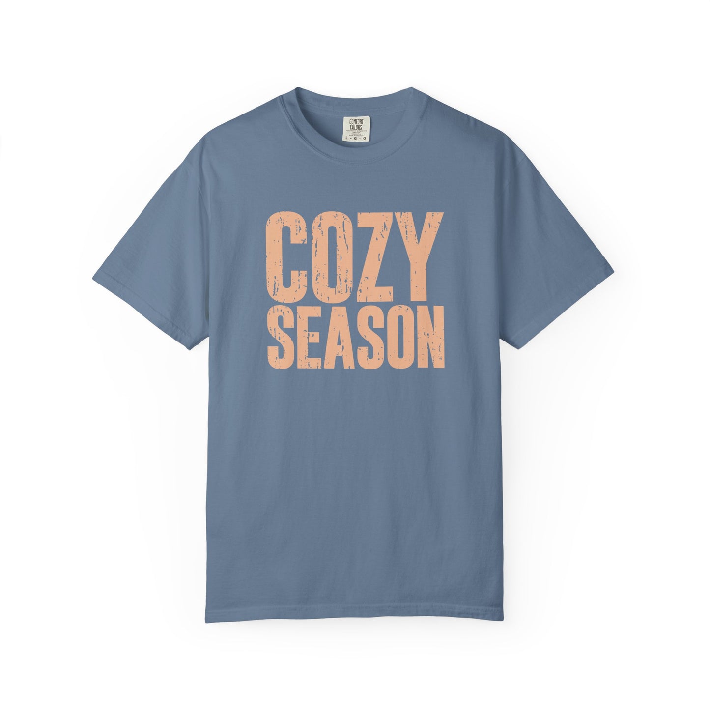 Cozy Season T-shirt for Autumn Vibes | Unisex Garment-Dyed Tee, Fall Apparel, Seasonal Fashion, Casual Wear, Gift Idea