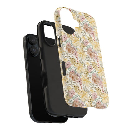 Floral Tough Phone Cases - Durable Protection, Stylish Accessories for Garden Lovers, Nature Enthusiasts, Birthdays, Holidays