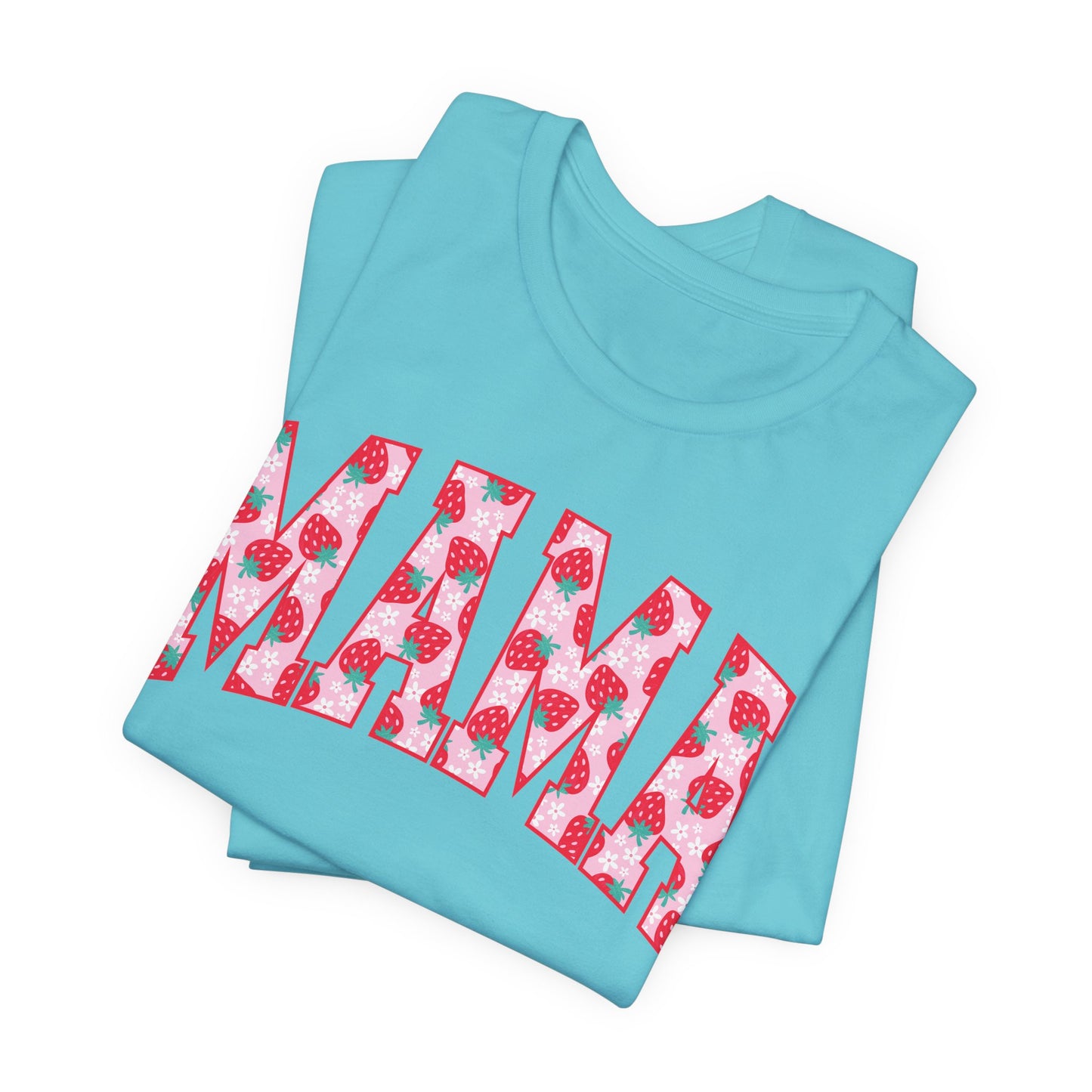Mama Floral Print Unisex Jersey Tee - Perfect Gift for Moms