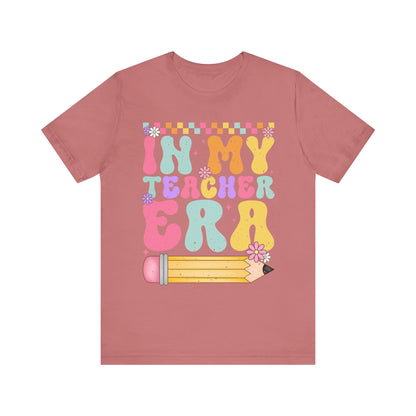 In My Teacher Era Unisex Jersey Tee - Fun Teacher Appreciation Gift