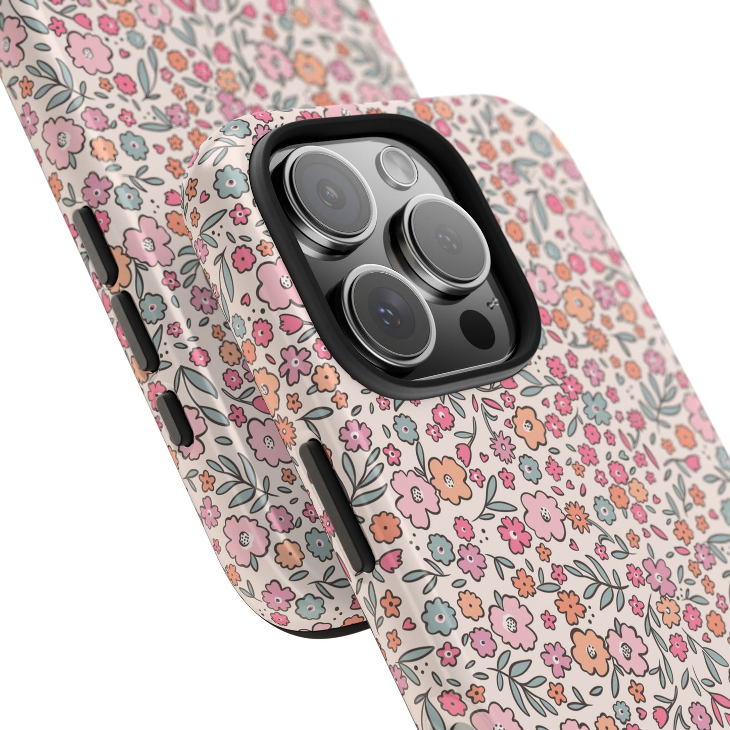 Floral Tough Phone Cases - Stylish Protection, Unique Gifts, Spring Decor, Flower Pattern, Durable Accessory