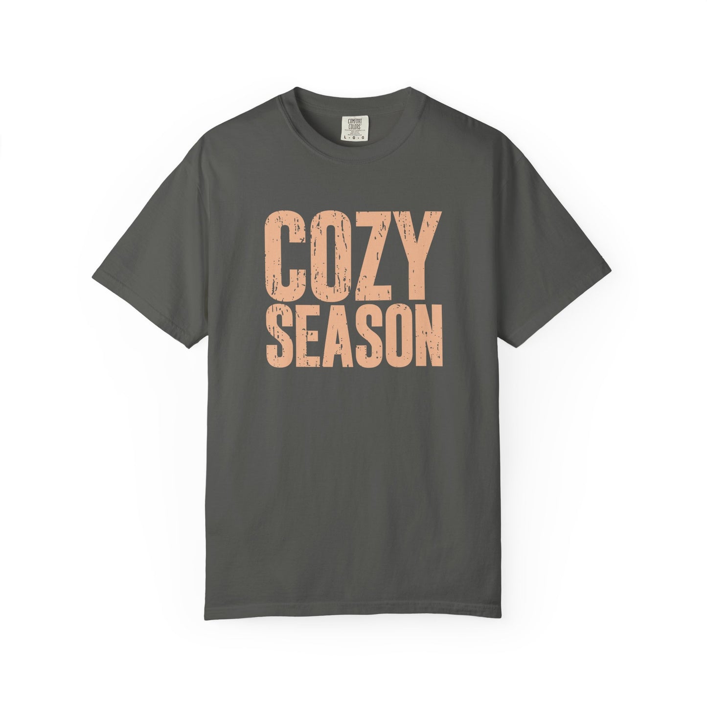 Cozy Season T-shirt for Autumn Vibes | Unisex Garment-Dyed Tee, Fall Apparel, Seasonal Fashion, Casual Wear, Gift Idea