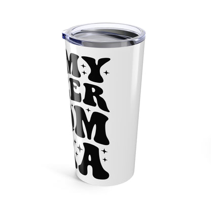 Stylish 20oz Tumbler | Cheer Mom Design | Perfect for Gifts, Sports, and On-the-Go Hydration, Personalized Travel Mug
