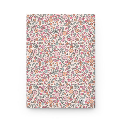 Floral Hardcover Journal - Pretty Notebook for Writing, Journal, Diary, Gift for Her, Creative Planner
