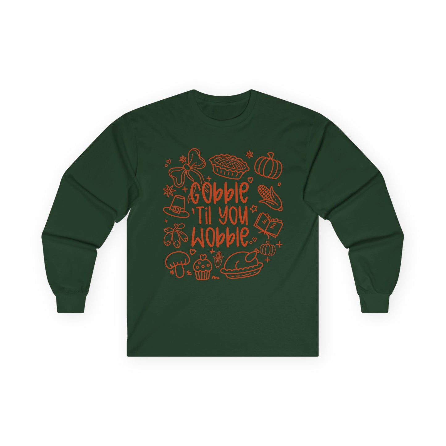 Thanksgiving Gobble Long Sleeve Tee