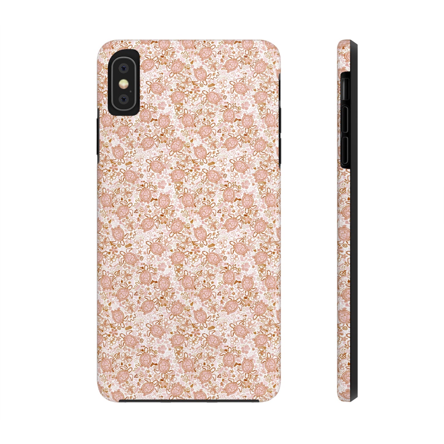Tough Phone Case - Boho Turtle Design 🐢