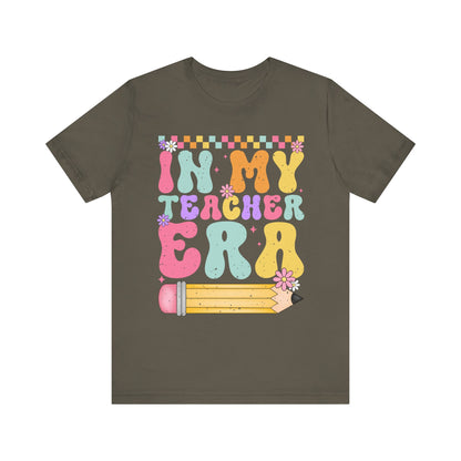 In My Teacher Era Unisex Jersey Tee - Fun Teacher Appreciation Gift