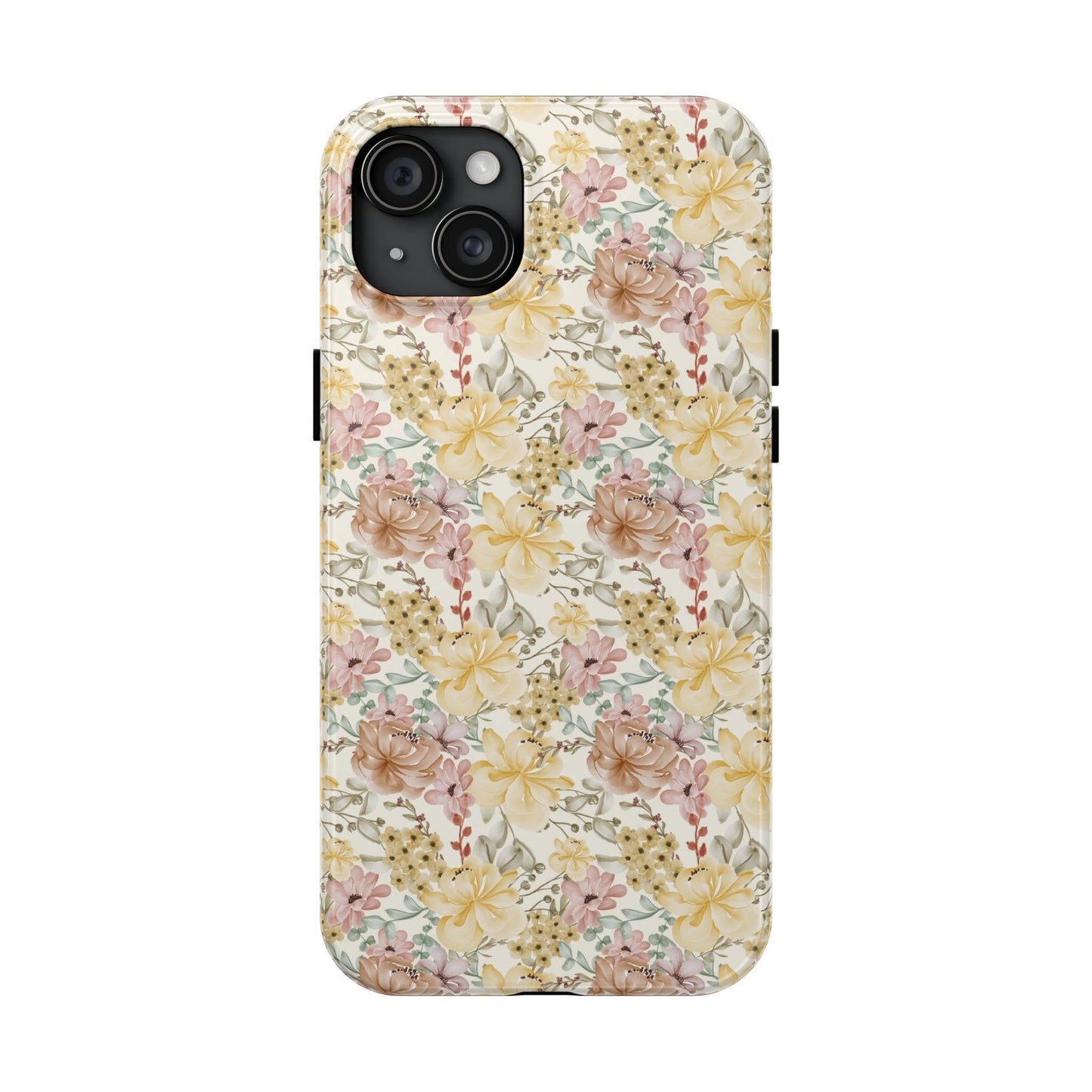 Floral Tough Phone Cases - Durable Protection, Stylish Accessories for Garden Lovers, Nature Enthusiasts, Birthdays, Holidays