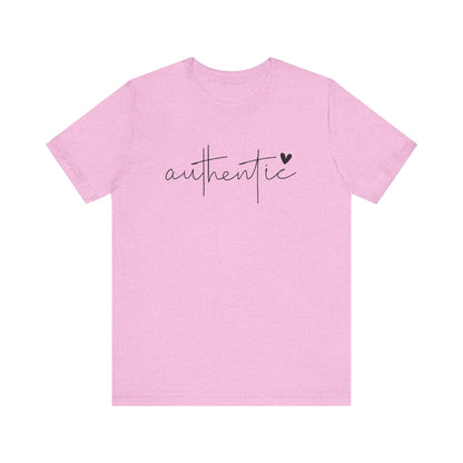 Authentic Unisex Short Sleeve Tee - Embrace Your True Self