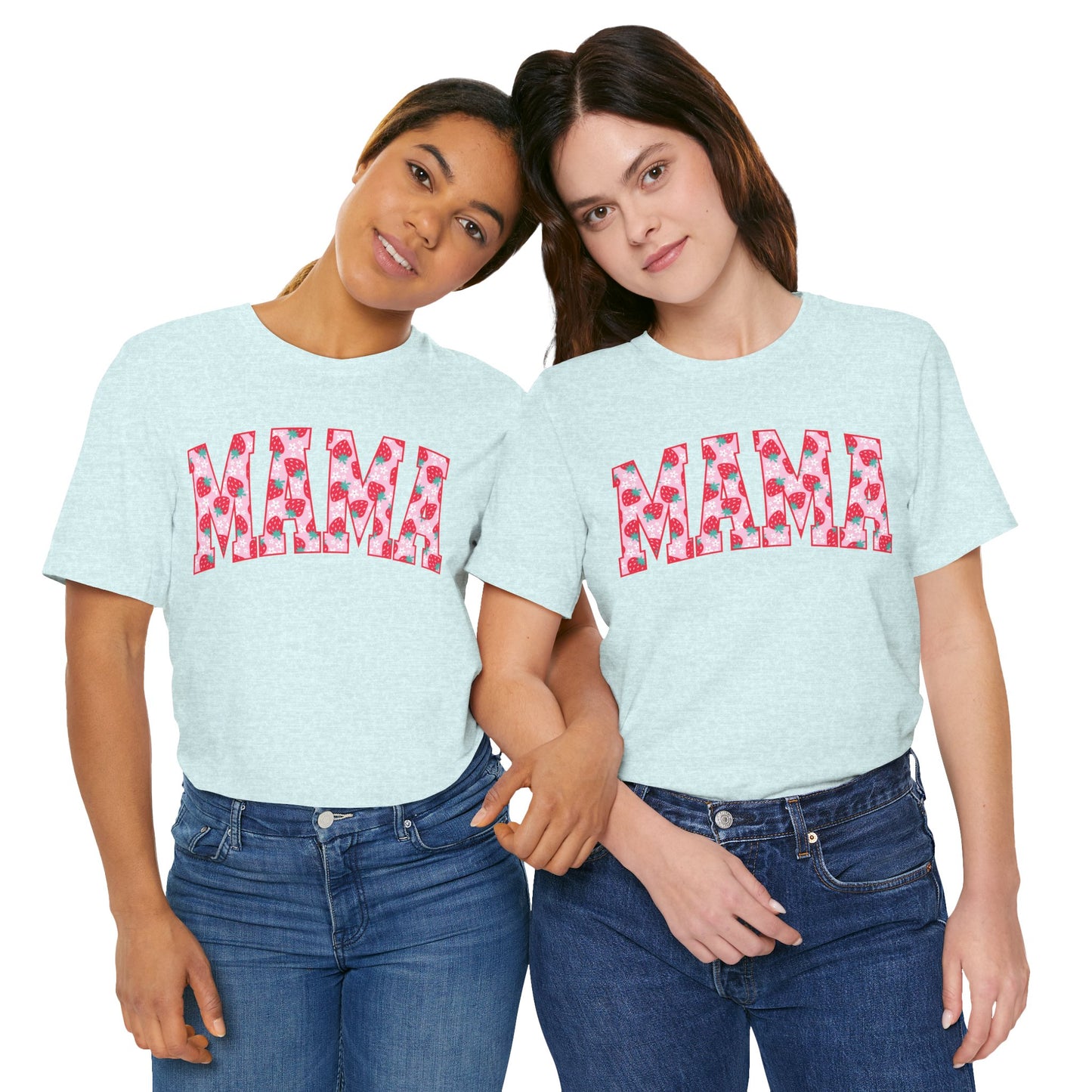 Mama Floral Print Unisex Jersey Tee - Perfect Gift for Moms