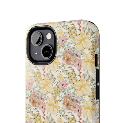 Floral Tough Phone Cases - Durable Protection, Stylish Accessories for Garden Lovers, Nature Enthusiasts, Birthdays, Holidays