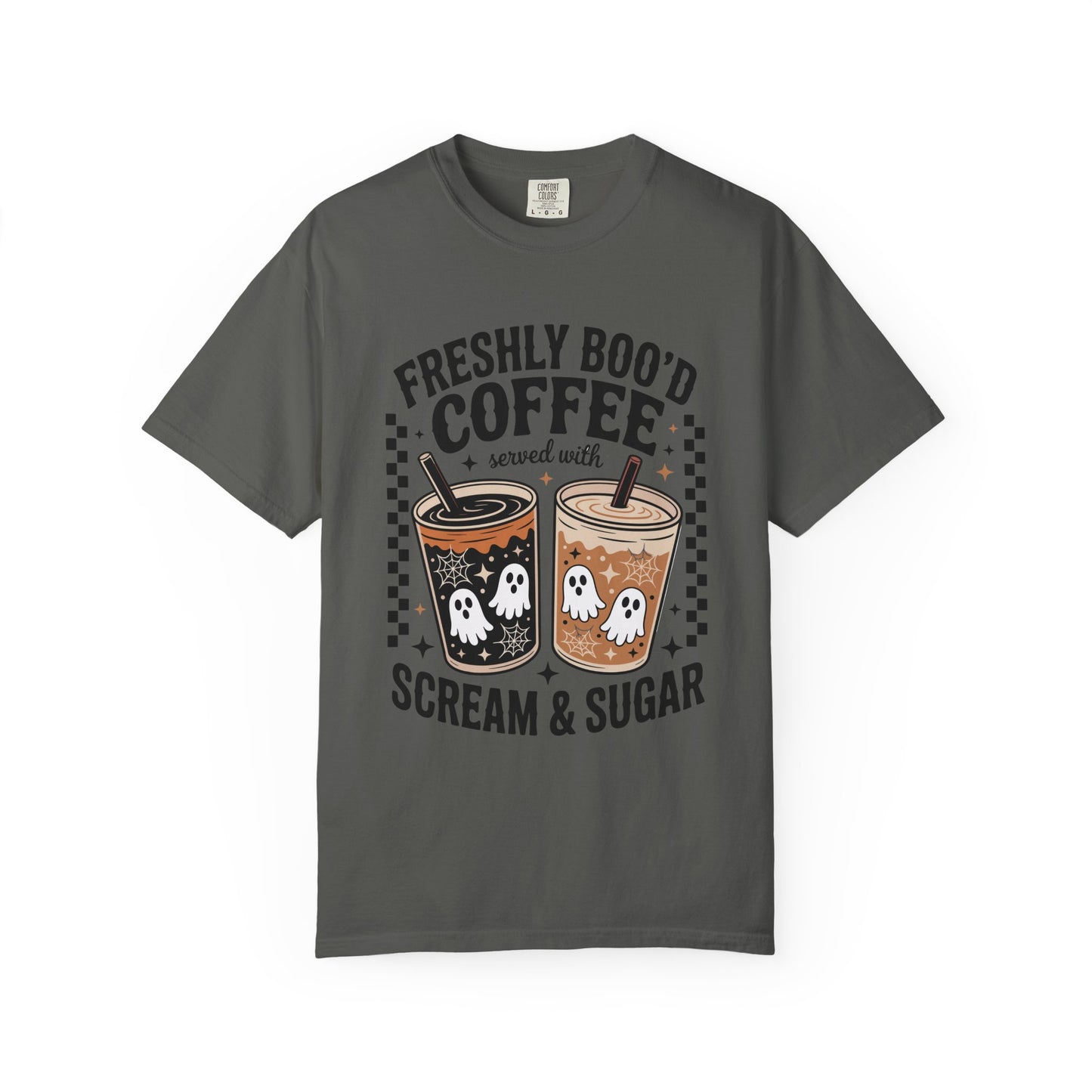 Coffee Themed Unisex T-Shirt - Freshly Boo'd Design for Halloween, Great for Fall, Gift for Coffee Lovers, Perfect for Casual Wear, [...]