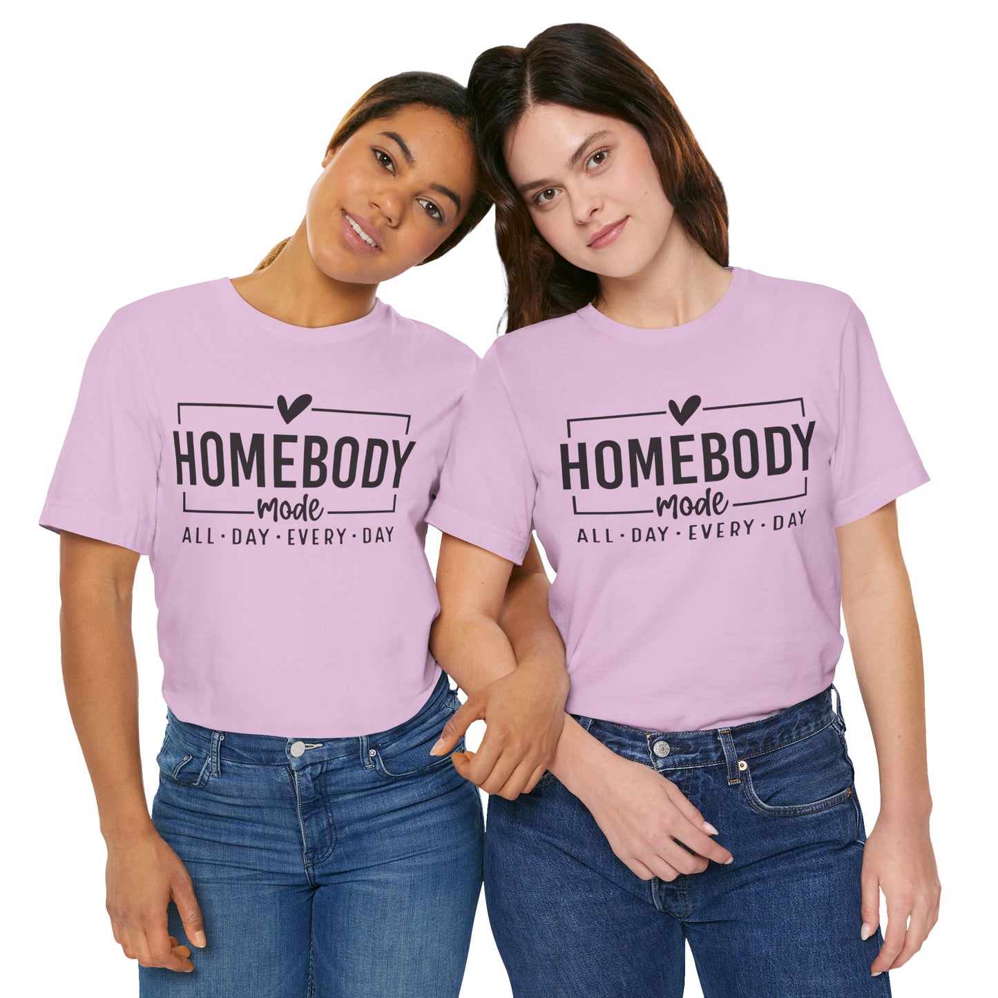 Homebody Mode Unisex Jersey Tee - Perfect for Cozy Days