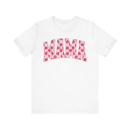Mama Floral Print Unisex Jersey Tee - Perfect Gift for Moms