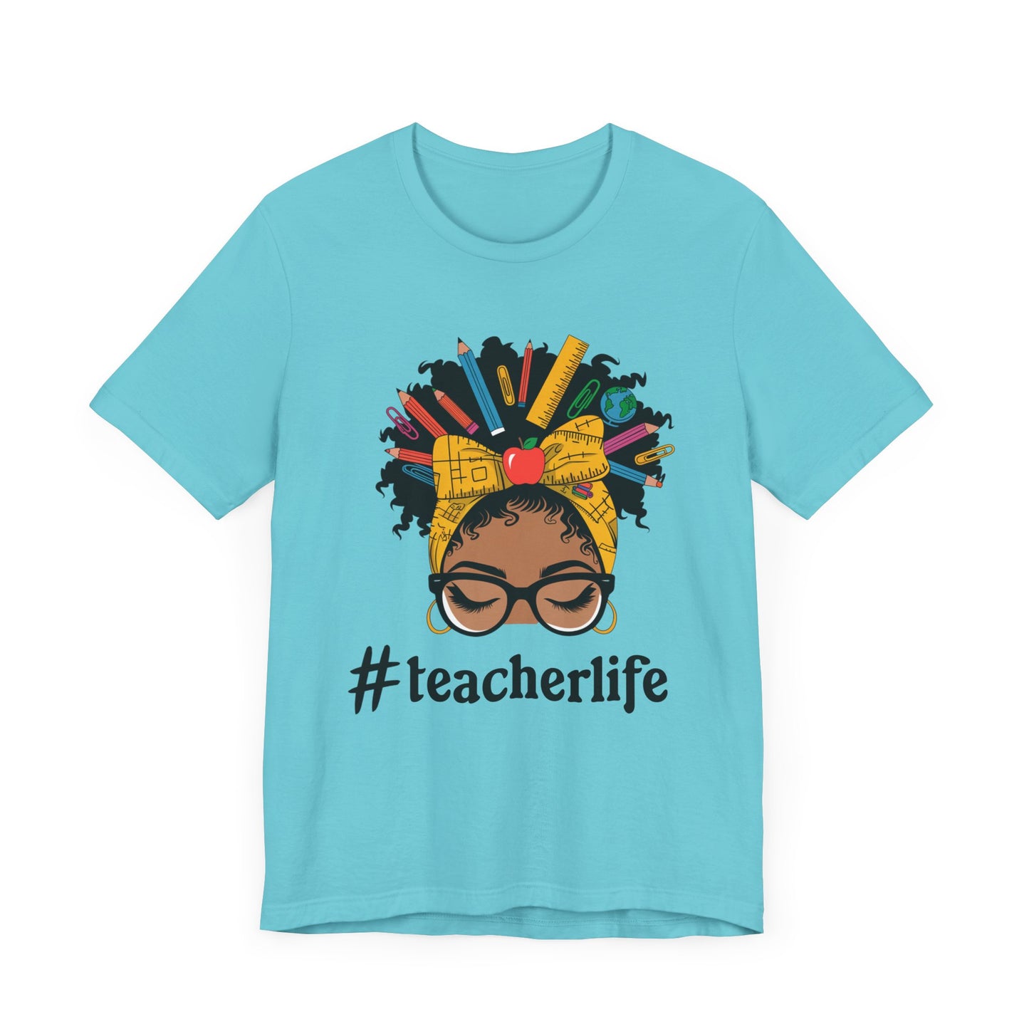 #TeacherLife Unisex Short Sleeve Tee - Celebrate Educators in Style