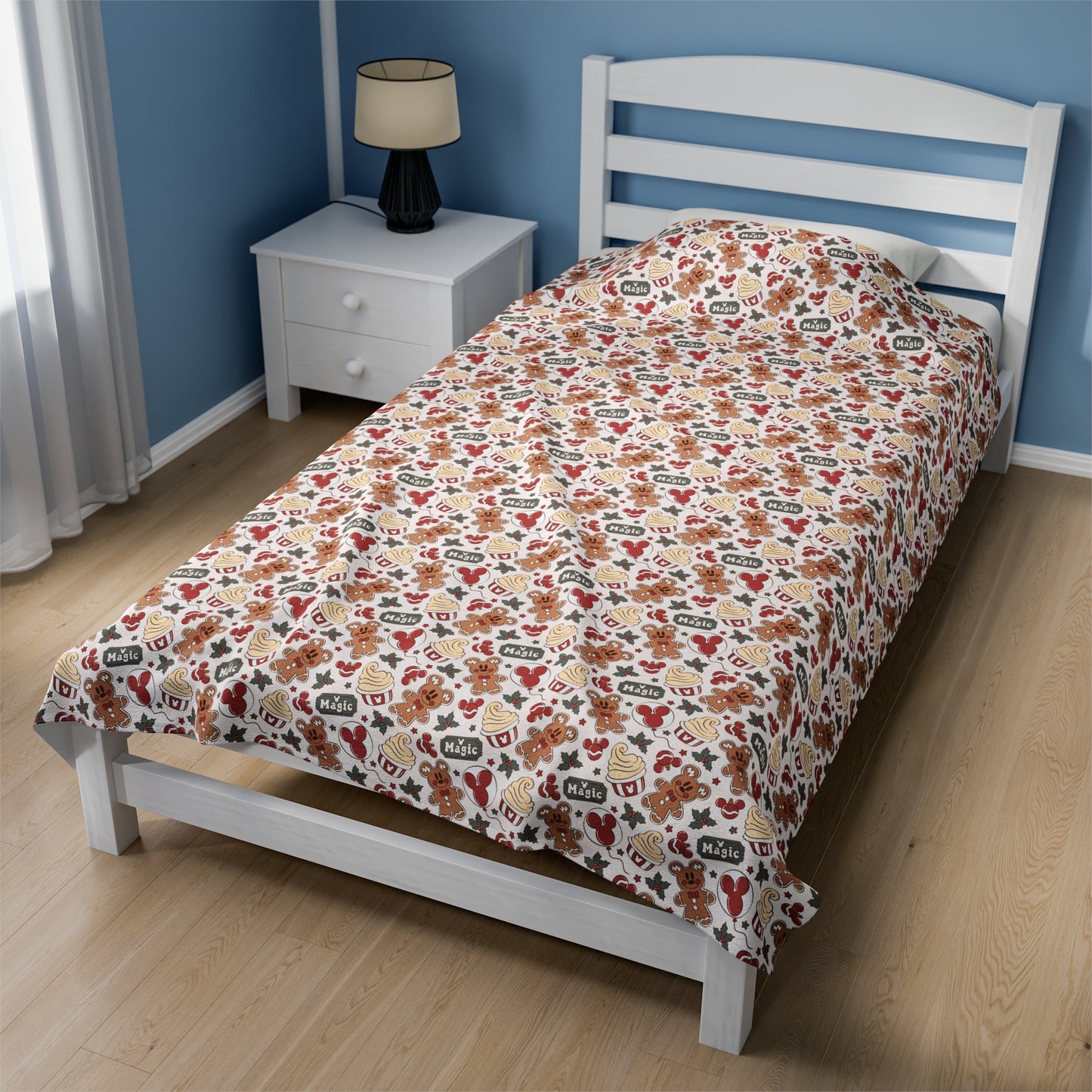 Plush Blanket - Gingerbread Christmas