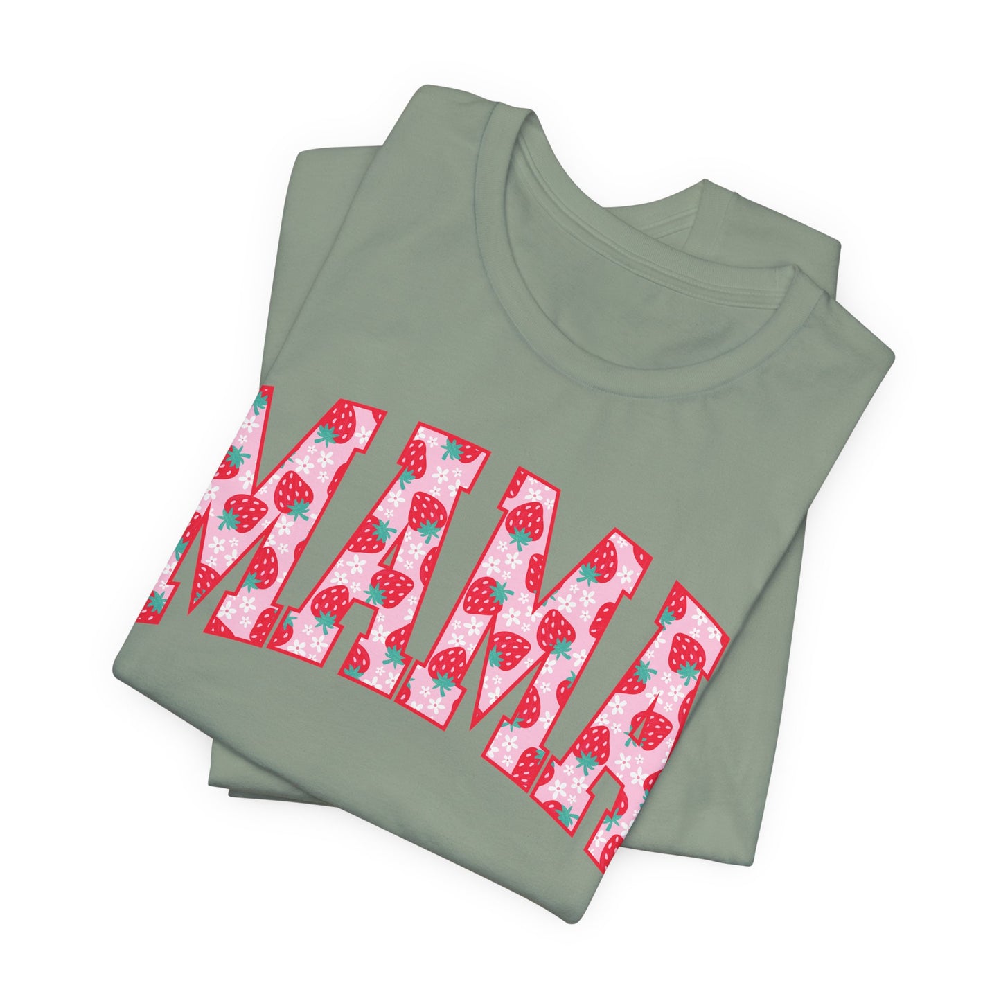 Mama Floral Print Unisex Jersey Tee - Perfect Gift for Moms