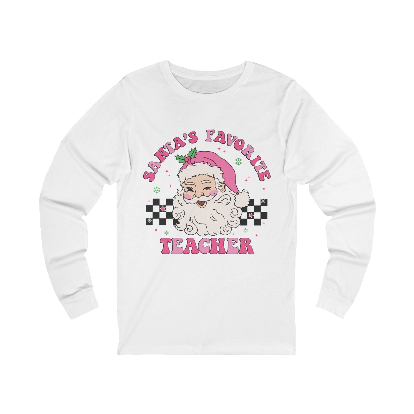 Christmas Teacher Long Sleeve Tee, Teacher Christmas