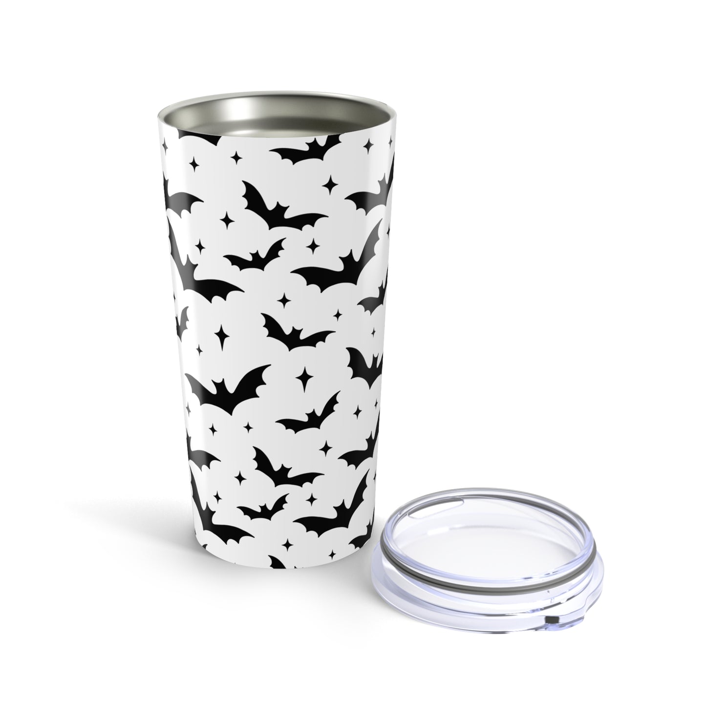 Halloween Bat Tumbler - 20oz Travel Mug for Spooky Season, Costume Parties, Gifts for Witch Lovers, Fall Decor, Drinkware