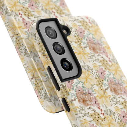 Floral Tough Phone Cases - Durable Protection, Stylish Accessories for Garden Lovers, Nature Enthusiasts, Birthdays, Holidays